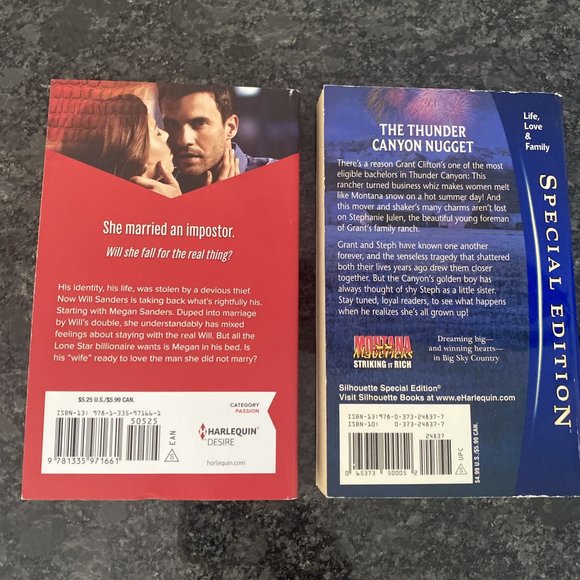 Harlequin Books Set/2 Lonestar Secrets- Montana Mavericks - Picture 2 of 2
